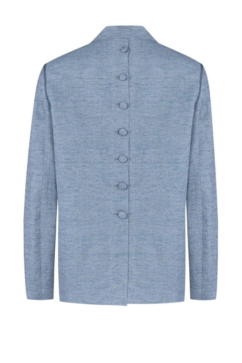 Pcfg Men's Free Heaven Linen Oversized Blazer