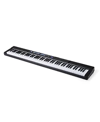 Costway 88-Key Electric Piano Keyboard with Adjustable Stand Stool, Light-up Keys & Buttons