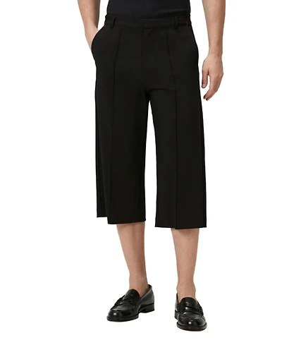 Pcfg Men's Unisex Pleated Cotton-Blend Woven Shorts