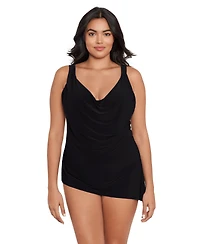 Magicsuit Plus Solids Winnie V-Neck Tankini Top