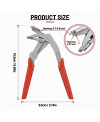 Xdovet Spring-loaded Clip Pliers Car Fastener Removal Tool