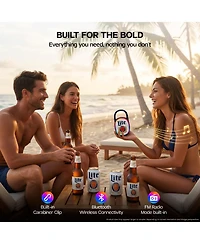Miller Lite Backpack Clip Bluetooth Speaker and Fm Radio