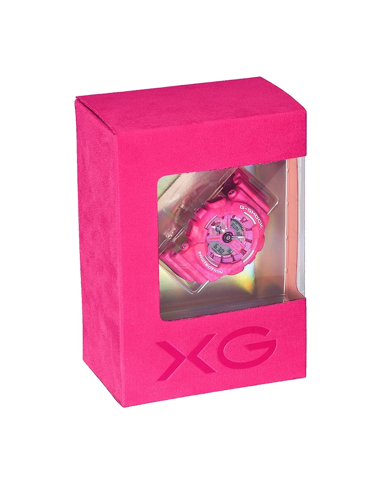 G-Shock Women's Japanese Quartz Pink Resin Xg Limited Edition Watch 45.9mm