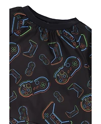 Deux par Deux Toddler Boy Dinos Creative Easy Wear School Apron