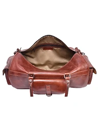 20 Inch Nexus Leather Canvas Duffle Bag