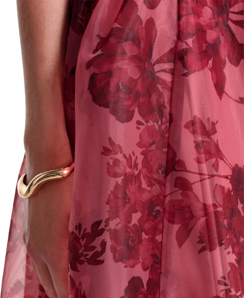 Halston Women's Collared Midi Dress