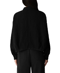 Eileen Fisher Women's Doubleweave Collared Neck Jacket