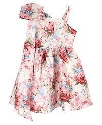 Rare Editions Girls' 7-16 Printed Mikado Dress