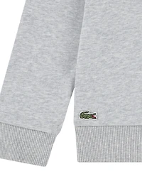 Lacoste Boys' 10-16 Long-Sleeve Bold Crocodile Sweatshirt