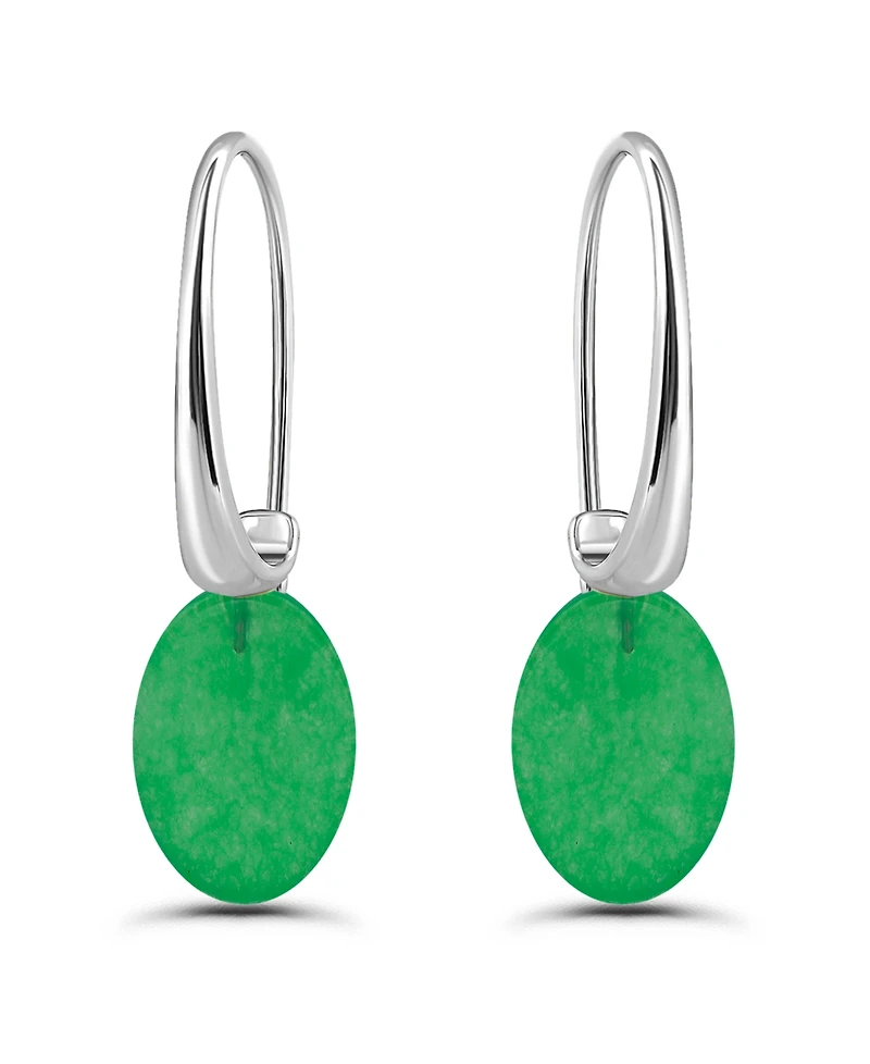 Macy's Genuine Howlite Chrysocolla on Hardwire Fishhook Closure Earrings