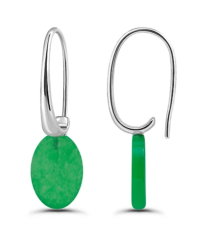 Macy's Genuine Howlite Chrysocolla on Hardwire Fishhook Closure Earrings