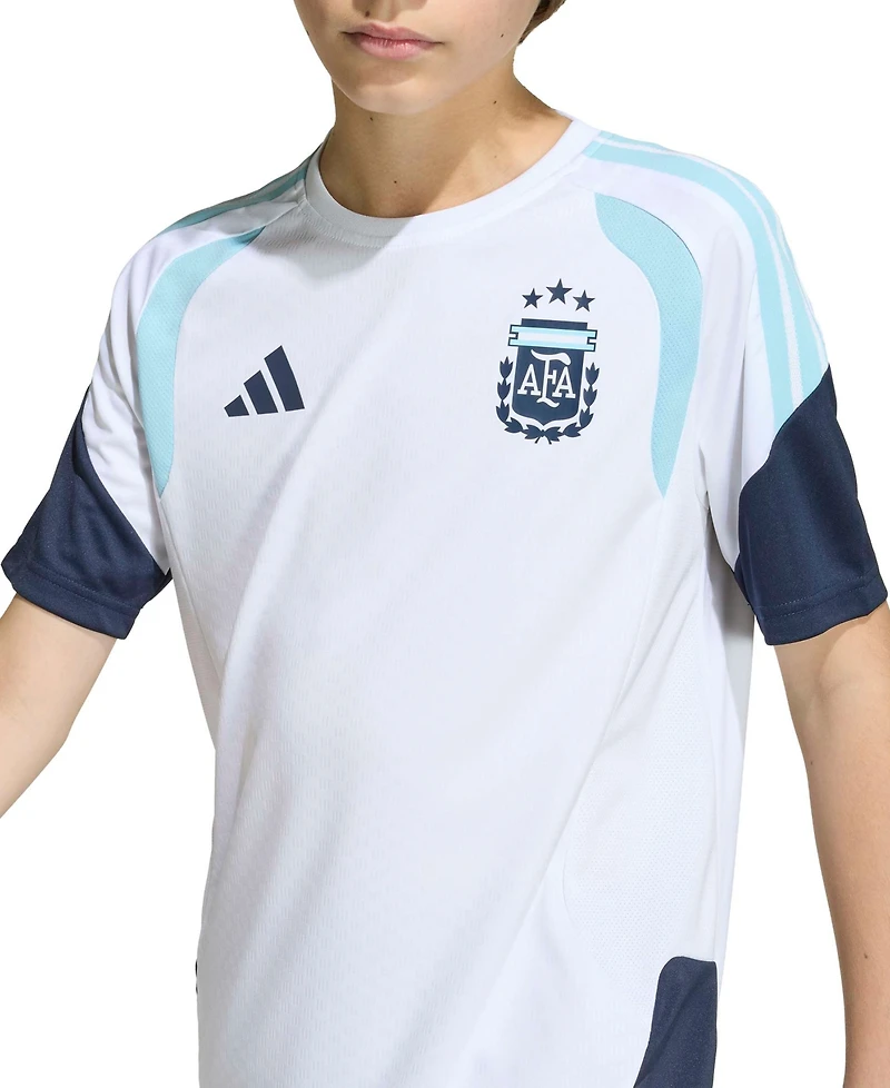 adidas Boys' 6-20 Argentina 26 Tiro Short-Sleeve Training T-Shirt