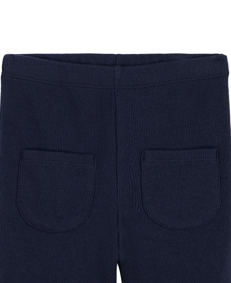Tommy Hilfiger Girls' 2T-6X Long-Sleeve Top and Pants, 2-Piece Set