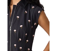 Steve Madden Women's Dyanne Collared Mini Dress