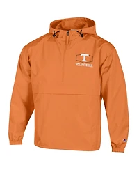 Champion Men's Tennessee Orange Delay Packable Half-Zip Hoodie
