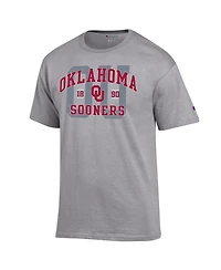 Champion Men's Heather Gray Oklahoma Sooners Varsity T-Shirt