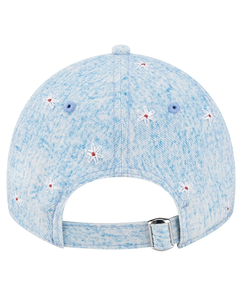 New Era Women's Light Blue Arizona Diamondbacks Daisy All Over 9TWENTY Adjustable Hat