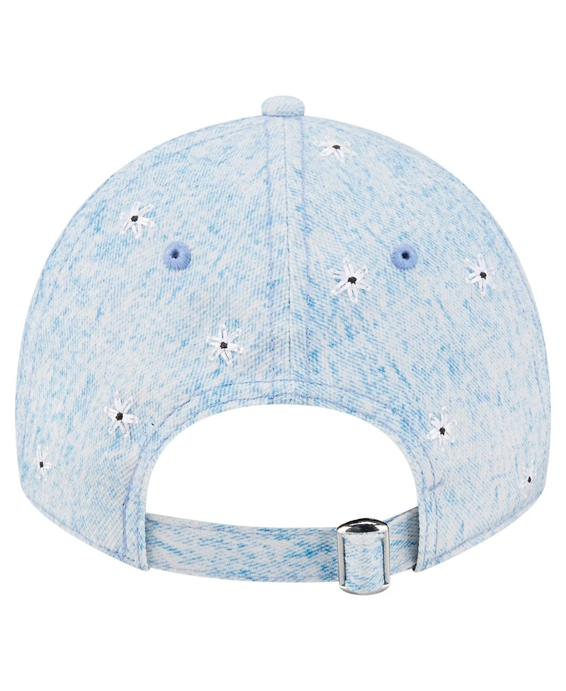 New Era Women's Light Blue Pittsburgh Pirates Daisy All Over 9TWENTY Adjustable Hat