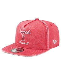 New Era Men's Red Los Angeles Angels City Slogan A-Frame 9FIFTY Snapback Hat