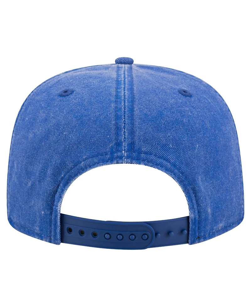 New Era Men's Royal New York Mets City Slogan A-Frame 9FIFTY Snapback Hat
