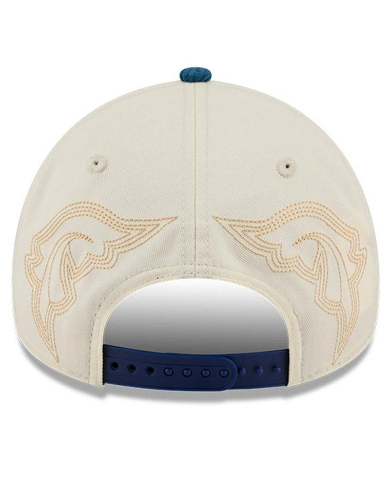 New Era Men's Stone Los Angeles Dodgers Western Stitch 9FORTY A-Frame Adjustable Hat