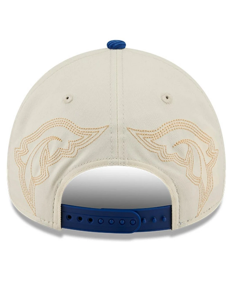 New Era Men's Stone New York Mets Western Stitch 9FORTY A-Frame Adjustable Hat