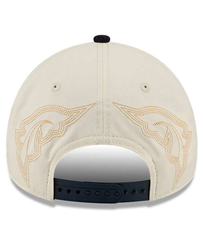 New Era Men's Stone Seattle Mariners Western Stitch 9FORTY A-Frame Adjustable Hat