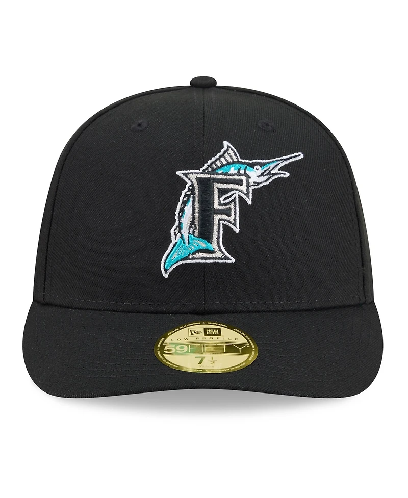 New Era Men's Black Florida Marlins 2026 Baseball Hall of Fame 59FIFTY Low Profile Fitted Hat