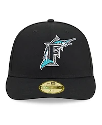 New Era Men's Black Florida Marlins 2026 Baseball Hall of Fame 59FIFTY Low Profile Fitted Hat