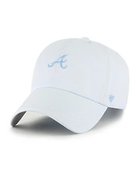 47 Brand Men's and Women's Light Atlanta Braves Pastel Clean Up Adjustable Hat