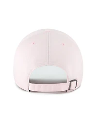 '47 Brand Men's and Women's Light Pink Atlanta Braves Pastel Clean Up Adjustable Hat