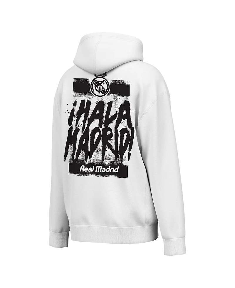 Outerstuff Men's White Real Madrid Chant Hoodie