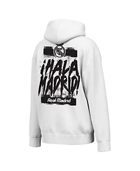 Outerstuff Men's White Real Madrid Chant Hoodie