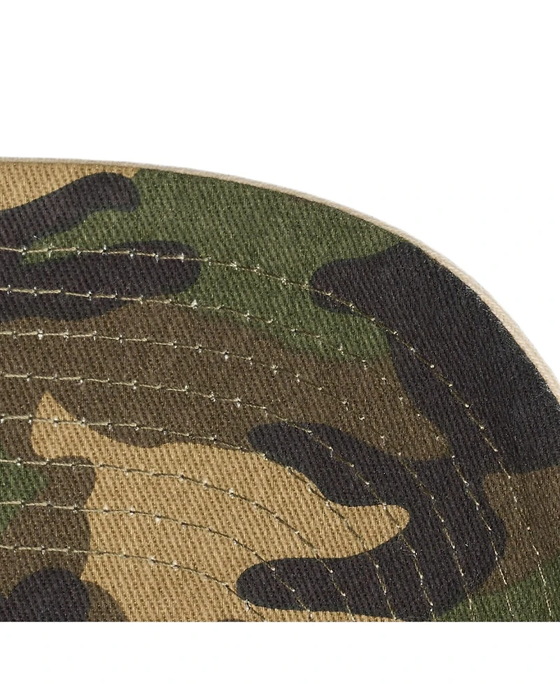 Mitchell & Ness Men's and Women's Cream Colorado Rockies Camo Logo Pro Crown Snapback Hat