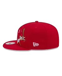 New Era Men's Red St. Louis Cardinals Looney Tunes Lola Bunny 9FIFTY Snapback Hat