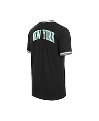 New Era Men's and Women's Black York Liberty Sport Classics Capsule V-Neck Fashion Jersey