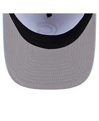 New Era Men's Light Blue Chicago Cubs Deep Water Pre-Curved 9FIFTY A-Frame Snapback Hat