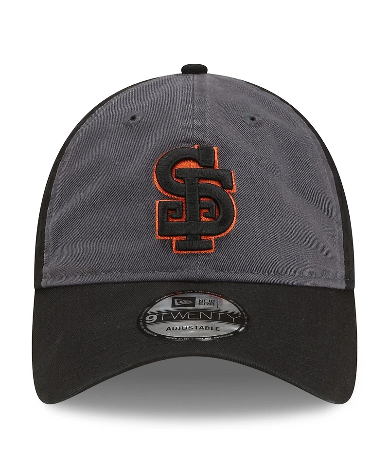 New Era Men's Gray, Black San Francisco Giants Replica Alternate 9TWENTY Adjustable Hat