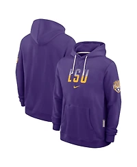 Nike Men's Lsu Tigers 2026 Sideline Standard Issue Dri-fit Hoodie