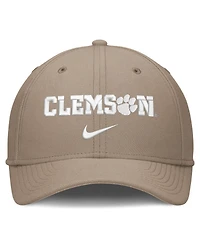 Nike Men's Khaki Clemson Tigers Rise On-Field SwooshFlex Dri-fit Flex Hat
