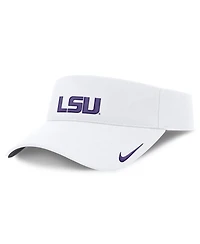 Nike Men's and Women's White Lsu Tigers 2026 On-Field Ace Adjustable Visor Hat