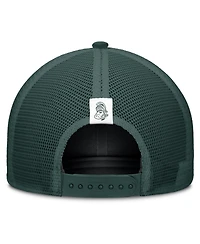 Nike Men's and Women's Beige, Forest Green Michigan State Spartans Legacy Rise Trucker Adjustable Hat