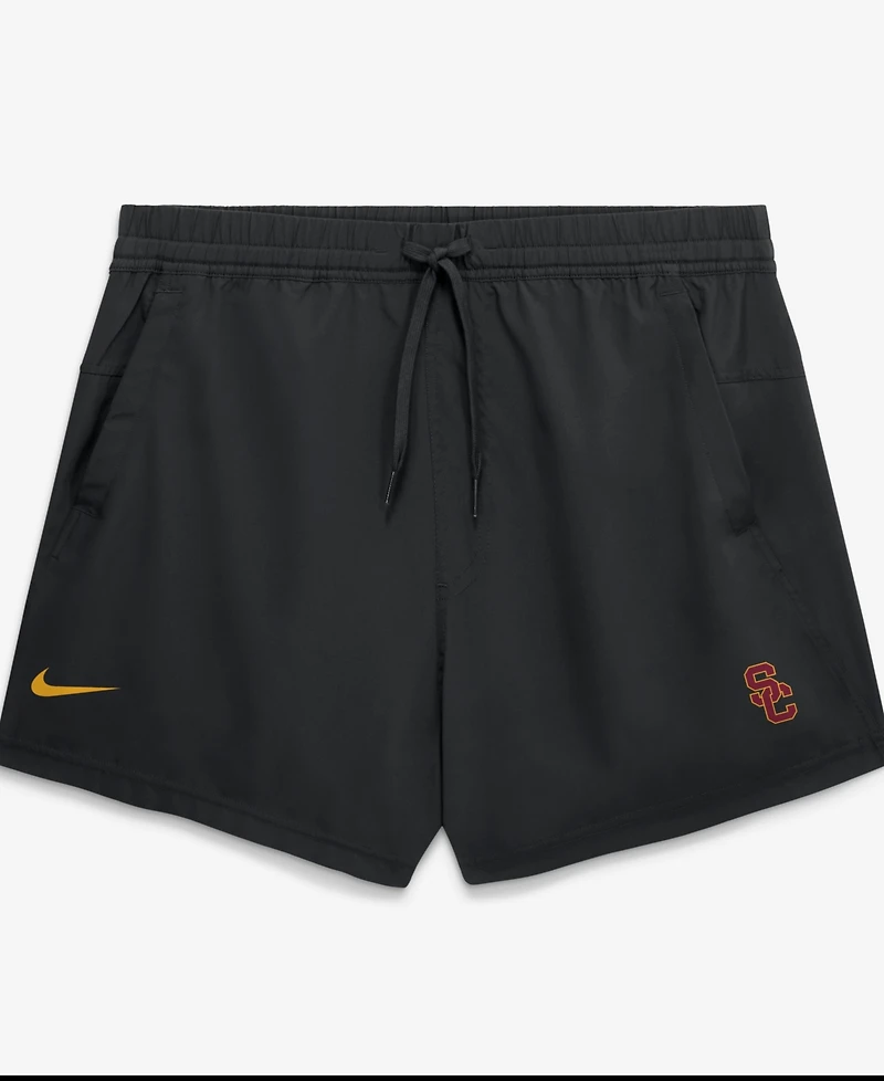 Nike Men's Black Usc Trojans Primary Logo Form Shorts