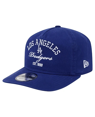 New Era Men's Royal Los Angeles Dodgers Stacked 19TWENTY Adjustable Hat