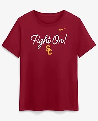 Nike Women's Cardinal Usc Trojans Script Mantra Logo T-Shirt