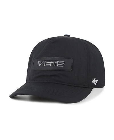 '47 Brand Men's Black New York Mets Quiet Outdoors Hitch Adjustable Hat