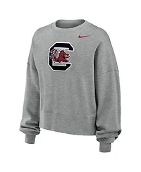Nike Women's Gray South Carolina Gamecocks Phoenix Fleece Sweatshirt