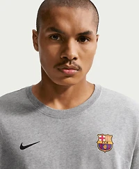 Nike Men's Gray Barcelona Crest Essential T-Shirt