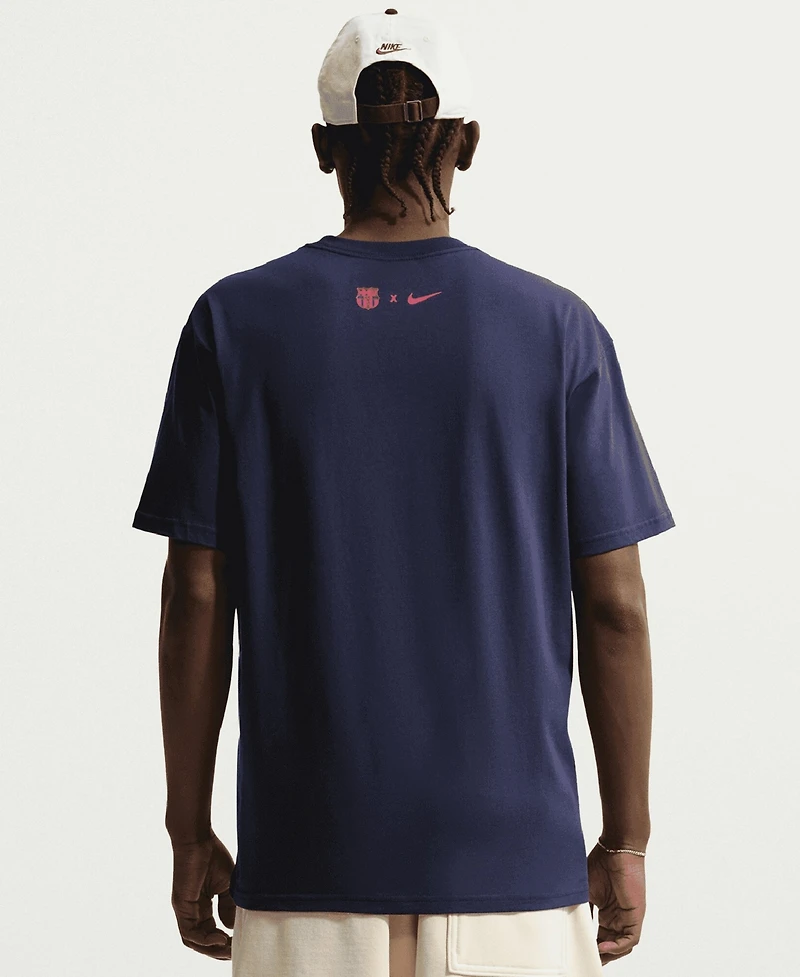 Nike Men's Blue Barcelona Premium Name T-Shirt