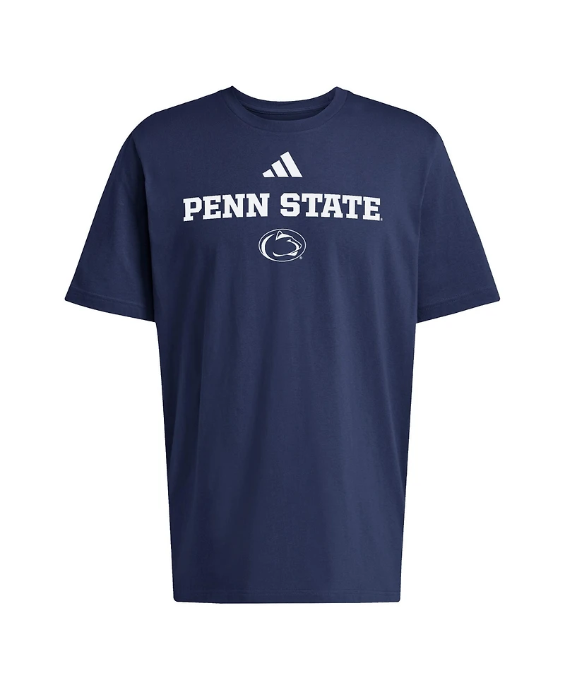 Adidas Men's Navy Penn State Nittany Lions Wordmark Cotton T-Shirt